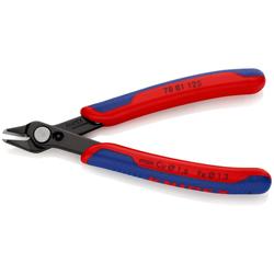 Knipex Electronic Super Knips® mit Mehrkomponenten-Hüllen brüniert 125 mm Nr. 78 81 125