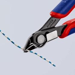 Knipex Electronic Super Knips® mit Mehrkomponenten-Hüllen brüniert 125 mm Nr. 78 91 125
