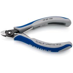 Knipex Präzisions-Elektronik-Seitenschneider mit Mehrkomponenten-Hüllen brüniert 120 mm Nr. 79 02 120