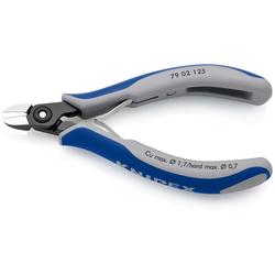 Knipex Präzisions-Elektronik-Seitenschneider mit Mehrkomponenten-Hüllen brüniert 125 mm Nr. 79 02 125