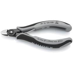 Knipex Präzisions-Elektronik-Seitenschneider ESD mit Mehrkomponenten-Hüllen brüniert 125 mm Nr. 79 12 125 ESD