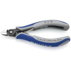 Knipex Präzisions-Elektronik-Seitenschneider mit Mehrkomponenten-Hüllen brüniert 125 mm Nr. 79 12 125
