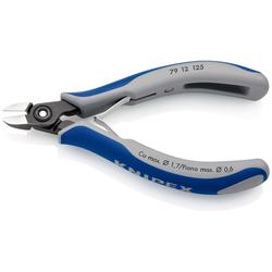 Knipex Präzisions-Elektronik-Seitenschneider mit Mehrkomponenten-Hüllen brüniert 125 mm Nr. 79 12 125