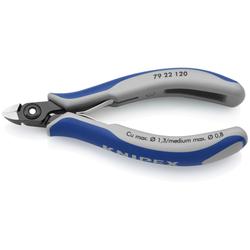 Knipex Präzisions-Elektronik-Seitenschneider mit Mehrkomponenten-Hüllen brüniert 120 mm Nr. 79 22 120