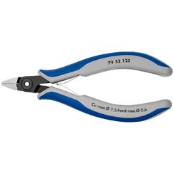Knipex Präzisions-Elektronik-Seitenschneider mit Mehrkomponenten-Hüllen brüniert 125 mm Nr. 79 32 125