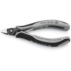 Knipex Präzisions-Elektronik-Seitenschneider ESD mit Mehrkomponenten-Hüllen brüniert 125 mm Nr. 79 42 125 ESD