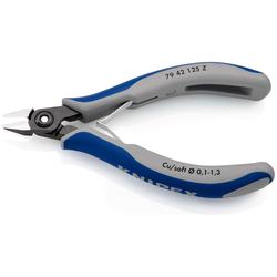 Knipex Präzisions-Elektronik-Seitenschneider mit Mehrkomponenten-Hüllen brüniert 125 mm Nr. 79 42 125 Z