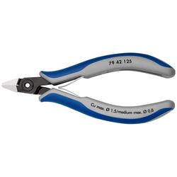 Knipex Präzisions-Elektronik-Seitenschneider mit Mehrkomponenten-Hüllen brüniert 125 mm Nr. 79 42 125