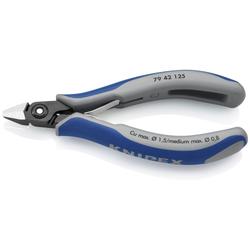 Knipex Präzisions-Elektronik-Seitenschneider mit Mehrkomponenten-Hüllen brüniert 125 mm Nr. 79 42 125