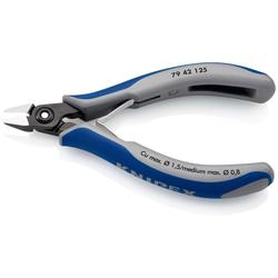 Knipex Präzisions-Elektronik-Seitenschneider mit Mehrkomponenten-Hüllen brüniert 125 mm Nr. 79 42 125