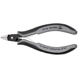 Knipex Präzisions-Elektronik-Seitenschneider ESD mit Mehrkomponenten-Hüllen brüniert 125 mm Nr. 79 52 125 ESD