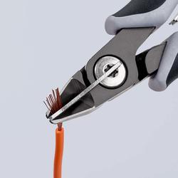 Knipex Präzisions-Elektronik-Seitenschneider ESD mit Mehrkomponenten-Hüllen brüniert 125 mm Nr. 79 52 125 ESD