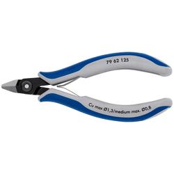Knipex Präzisions-Elektronik-Seitenschneider mit Mehrkomponenten-Hüllen brüniert 125 mm Nr. 79 62 125