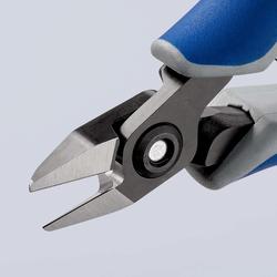Knipex Präzisions-Elektronik-Seitenschneider mit Mehrkomponenten-Hüllen brüniert 125 mm Nr. 79 62 125