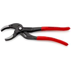 Knipex Siphon- und Connectorenzange SpeedGrip mit rutschhemmendem Kunststoff überzogen schwarz atramentiert 250 mm (SB-Karte/Blister) Nr. 81 01 250 SB