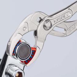 Knipex Siphon- und Connectorenzange SpeedGrip mit rutschhemmendem Kunststoff überzogen verchromt 250 mm Nr. 81 13 250