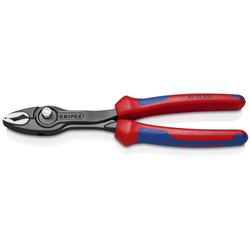 Knipex TwinGrip Frontgreifzange mit Mehrkomponenten-Hüllen schwarz atramentiert 200 mm Nr. 82 02 200