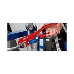 Knipex Rohrzange S-Maul mit Schnelleinstellung rot pulverbeschichtet 560 mm Nr. 83 60 020