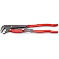 Knipex Rohrzange S-Maul mit Schnelleinstellung mit Kunststoff überzogen grau pulverbeschichtet 560 mm Nr. 83 61 020