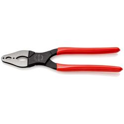 Knipex Fahrzeug-Konuszange mit Kunststoff überzogen schwarz atramentiert 200 mm Nr. 84 11 200
