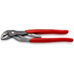 Knipex SmartGrip® Wasserpumpenzange mit automatischer Einstellung mit rutschhemmendem Kunststoff überzogen grau atramentiert 250 mm (SB-Karte/Blister) Nr. 85 01 250 SB