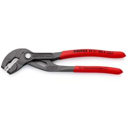 Knipex Federbandschellenzange mit rutschhemmendem Kunststoff überzogen grau atramentiert 180 mm (SB-Karte/Blister) Nr. 85 51 180 A SB