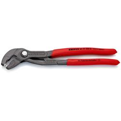 Knipex Federbandschellenzange mit rutschhemmendem Kunststoff überzogen grau atramentiert 250 mm (SB-Karte/Blister) Nr. 85 51 250 A SB