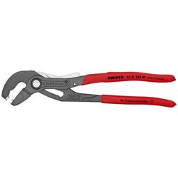 Knipex Federbandschellenzange mit Feststeller mit rutschhemmendem Kunststoff überzogen grau atramentiert 250 mm Nr. 85 51 250 AF