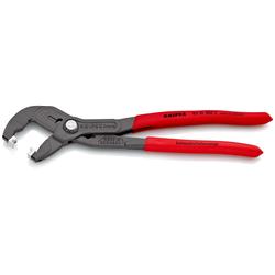 Knipex Schlauchschellenzange für Click-Schellen mit rutschhemmendem Kunststoff überzogen grau atramentiert 250 mm Nr. 85 51 250 C