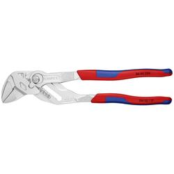 Knipex Zangenschlüssel Zange und Schraubenschlüssel in einem Werkzeug mit Mehrkomponenten-Hüllen verchromt 250 mm Nr. 86 05 250