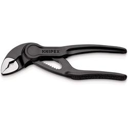 Knipex Cobra® XS Rohr- und Wasserpumpenzange aufgeprägte, raue Oberfläche grau atramentiert 100 mm (SB-Karte/Blister) Nr. 87 00 100 BK