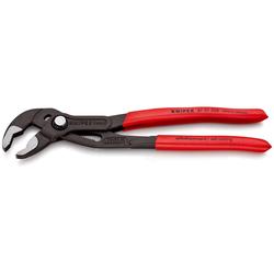 Knipex Cobra® Hightech-Wasserpumpenzange mit rutschhemmendem Kunststoff überzogen grau atramentiert 250 mm (SB-Karte/Blister) Nr. 87 01 250 SB