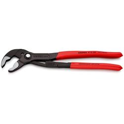Knipex Cobra® Hightech-Wasserpumpenzange mit rutschhemmendem Kunststoff überzogen grau atramentiert 300 mm (SB-Karte/Blister) Nr. 87 01 300 SB