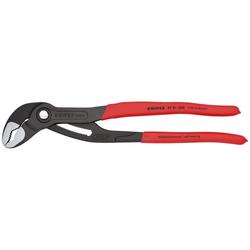 Knipex Cobra® Hightech-Wasserpumpenzange mit rutschhemmendem Kunststoff überzogen grau atramentiert 300 mm (SB-Karte/Blister) Nr. 87 01 300 SB