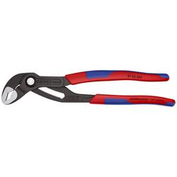 Knipex Cobra® Hightech-Wasserpumpenzange mit schlanken Mehrkomponenten-Hüllen grau atramentiert 250 mm Nr. 87 02 250