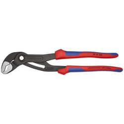 Knipex Cobra® Hightech-Wasserpumpenzange mit Mehrkomponenten-Hüllen grau atramentiert 300 mm Nr. 87 02 300