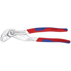 Knipex Cobra® Hightech-Wasserpumpenzange mit schlanken Mehrkomponenten-Hüllen verchromt 250 mm Nr. 87 05 250