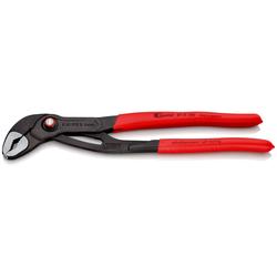 Knipex Cobra® QuickSet Hightech-Wasserpumpenzange mit rutschhemmendem Kunststoff überzogen grau atramentiert 300 mm (SB-Karte/Blister) Nr. 87 21 300 SB