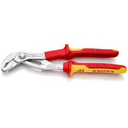 Knipex Cobra® VDE Hightech-Wasserpumpenzange, isoliert mit Mehrkomponenten-Hüllen, VDE-geprüft verchromt 250 mm (SB-Karte/Blister) Nr. 87 26 250 SB