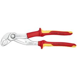 Knipex Cobra® VDE Hightech-Wasserpumpenzange, isoliert mit Mehrkomponenten-Hüllen, VDE-geprüft verchromt 250 mm (SB-Karte/Blister) Nr. 87 26 250 SB