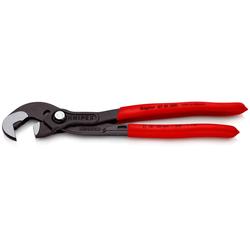 Knipex Schraubzange mit rutschhemmendem Kunststoff überzogen grau atramentiert 250 mm (SB-Karte/Blister) Nr. 87 41 250 SB