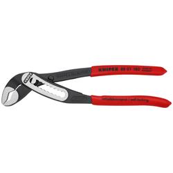 Knipex Alligator® Wasserpumpenzange mit rutschhemmendem Kunststoff überzogen schwarz atramentiert 180 mm (SB-Karte/Blister) Nr. 88 01 180 SB