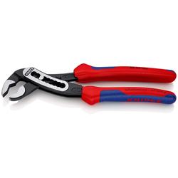 Knipex Alligator® Wasserpumpenzange mit Mehrkomponenten-Hüllen schwarz atramentiert 180 mm Nr. 88 02 180