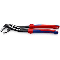 Knipex Alligator® Wasserpumpenzange mit Mehrkomponenten-Hüllen, mit integrierter Befestigungsöse zum Anbringen einer Absturzsicherung schwarz atramentiert 300 mm (SB-Karte/Blister) Nr. 88 02 300 T BK