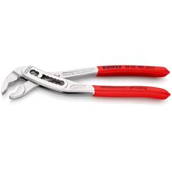 Knipex Alligator® Wasserpumpenzange mit rutschhemmendem Kunststoff überzogen verchromt 180 mm Nr. 88 03 180