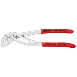 Knipex Alligator® Wasserpumpenzange mit rutschhemmendem Kunststoff überzogen verchromt 180 mm Nr. 88 03 180