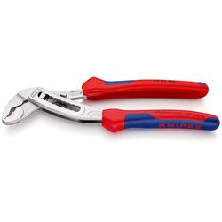 Knipex Alligator® Wasserpumpenzange mit Mehrkomponenten-Hüllen verchromt 180 mm Nr. 88 05 180