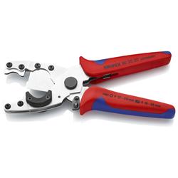 Knipex Rohrschneider für Verbund- und Schutzrohre mit Mehrkomponenten-Hüllen verzinkt 210 mm (SB-Karte/Blister) Nr. 90 25 20 SB