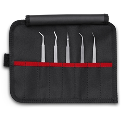 Knipex SMD-Präzisionspinzetten-Set 5-teilig Nr. 92 00 03