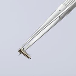 Knipex Universalpinzette Geriffelt 155 mm Nr. 92 22 35